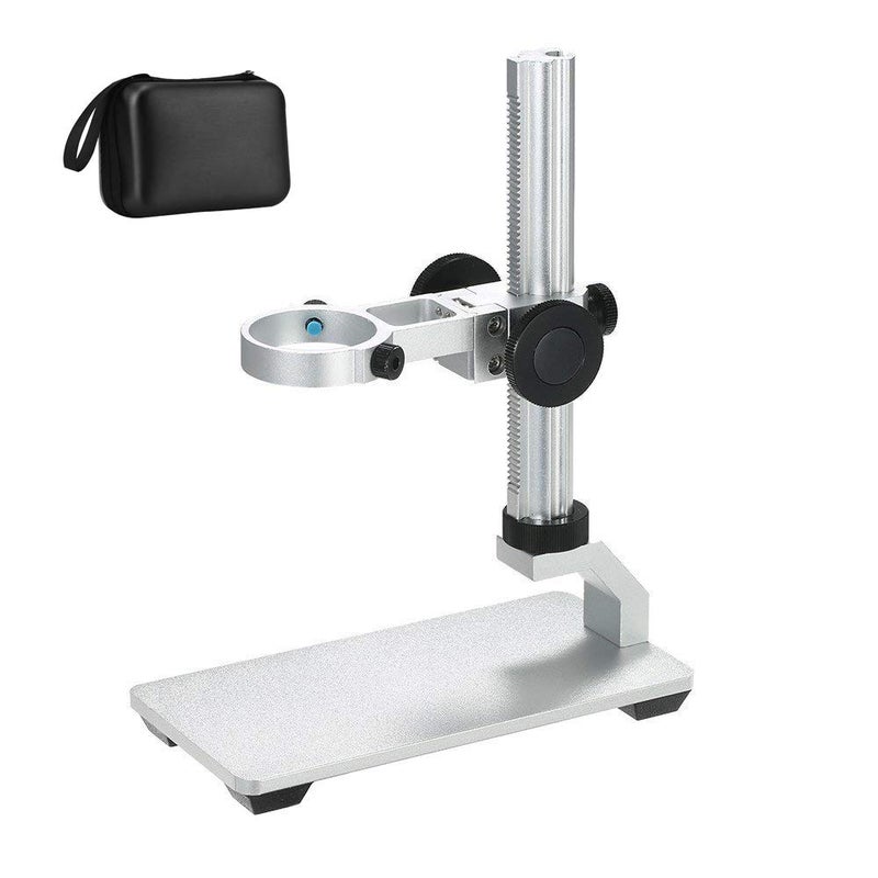 Bysameyee Aluminum Alloy Stand Holder for USB/Wi-Fi Digital Microscope, Bysameyee Universal Diameter Metal Mount with Microscope Carrying Case - Image 1